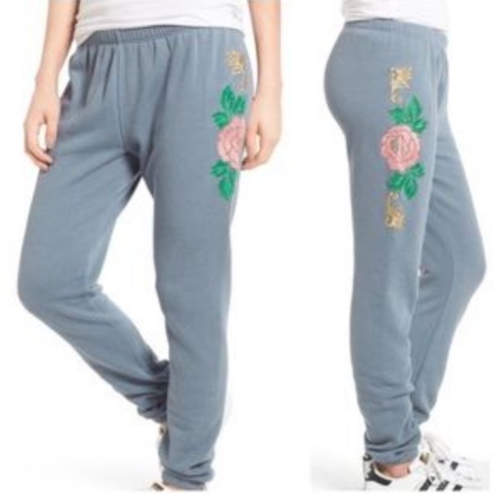Wildfox | Indigo Rose Sweatpants